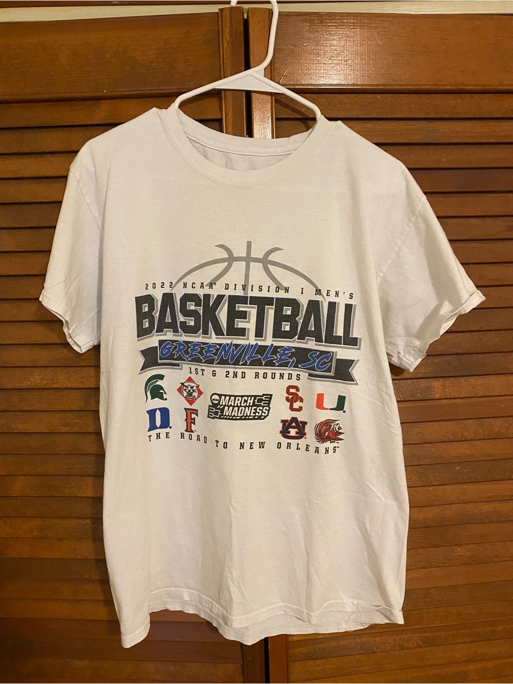 2022 NCAA March Madness Tournament Greenville SC Official souvenir event T Shirt